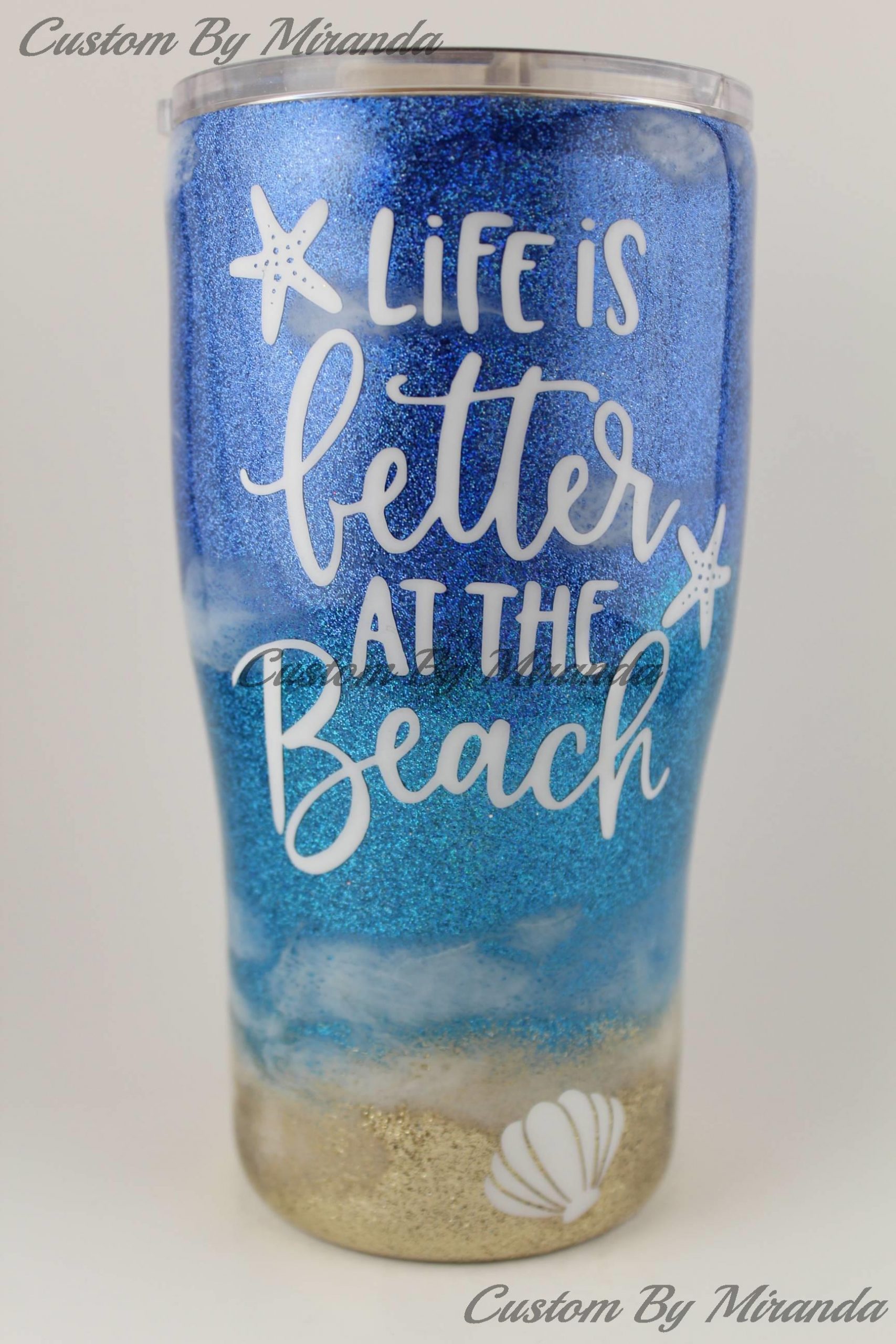 Much Glitter and Bling Glitter Skinny Tumbler beach tumbler Glitter Fav Color Digital Design 20oz skinny tumbler beach & travel cup
